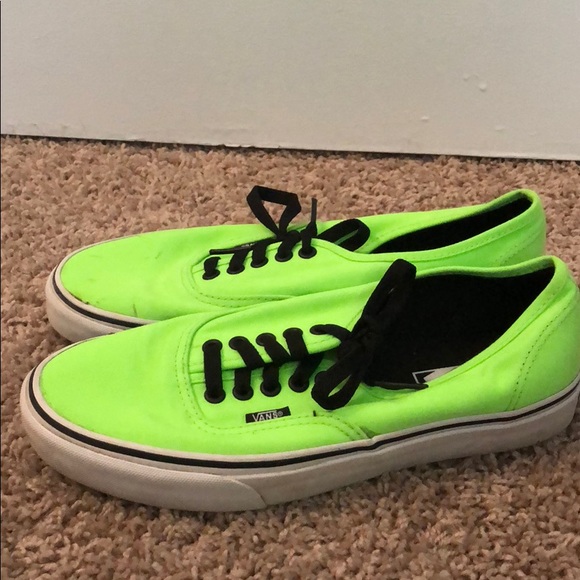 bright green vans